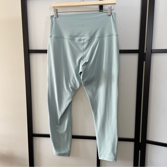 [12] 2022 Lululemon Athletica Align Pant High Rise 28” Aqua Mint Green Hazy Jade - Picture 8 of 14